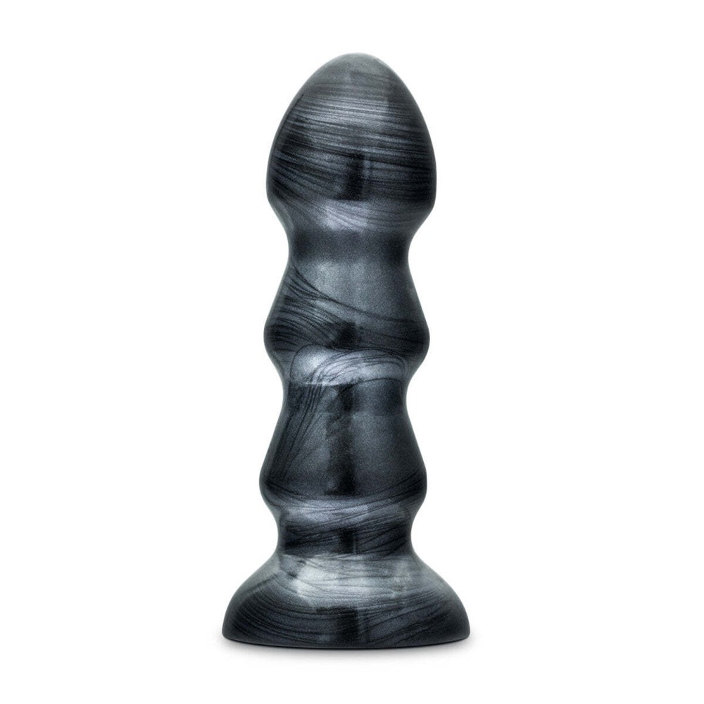 Blush Jet 7"Long Triple Ridge Buttplug-Prostate Stimulating-Suction Cup Base