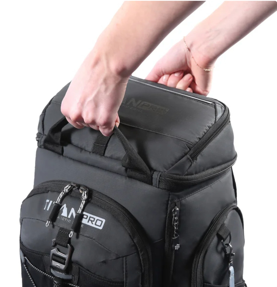 Titan PRO 26-Can Backpack Cooler with Ice Walls