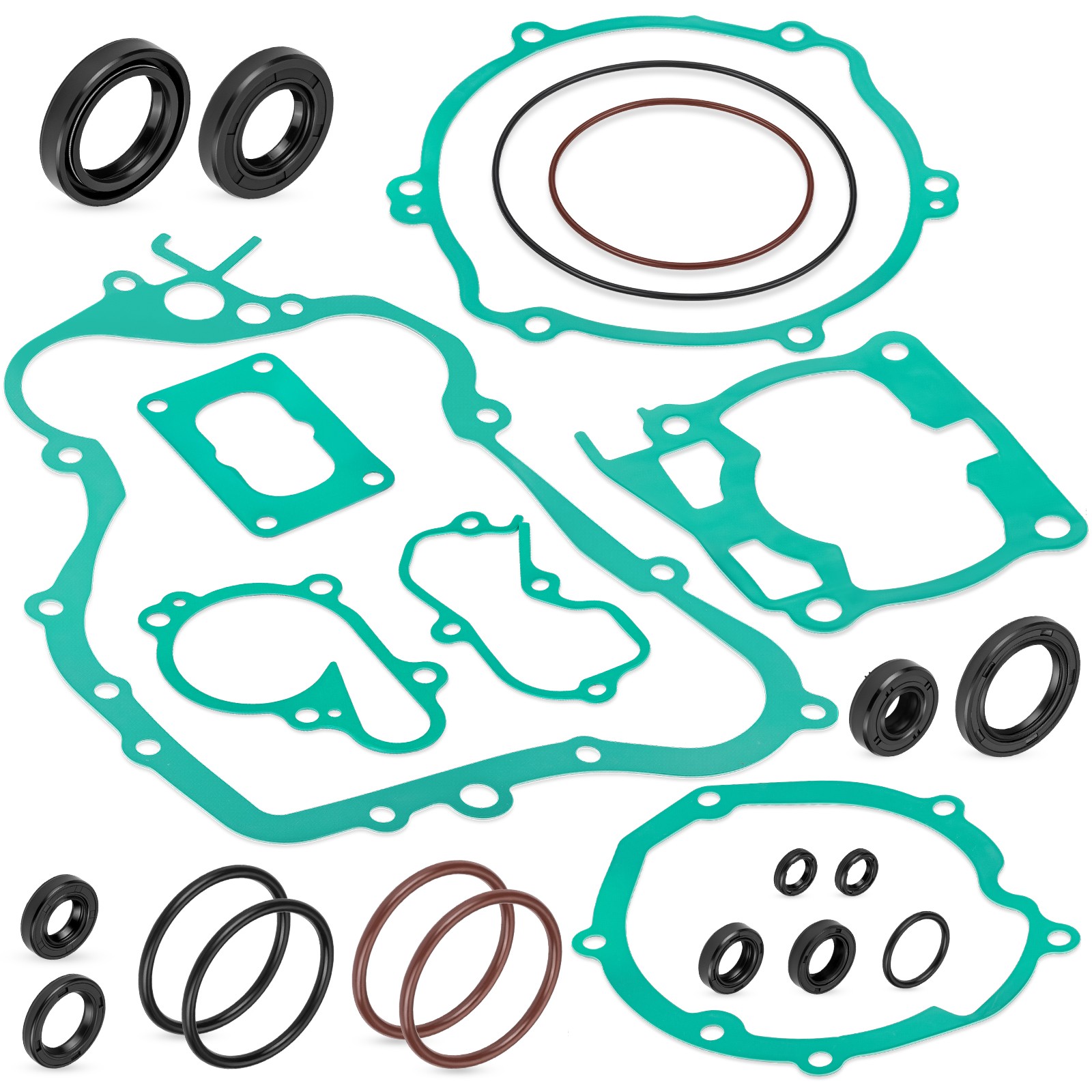 Complete Engine Top & Bottom End Gasket w/ Oil Seal Kit For Yamaha YZ125 1998-04