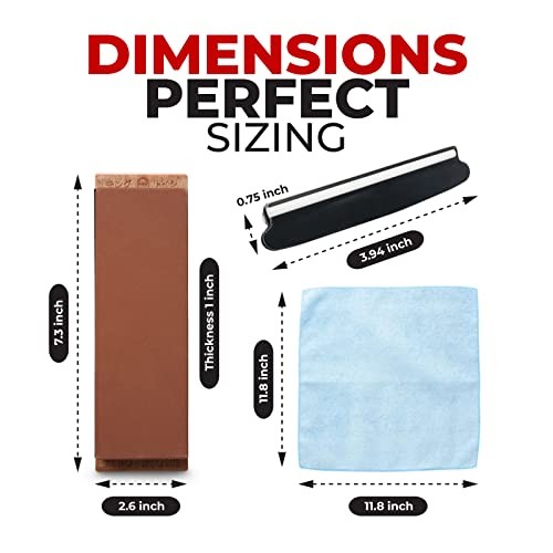 Whetstone Starter Set Include 1000/6000 Grit Combination Whetstone made in