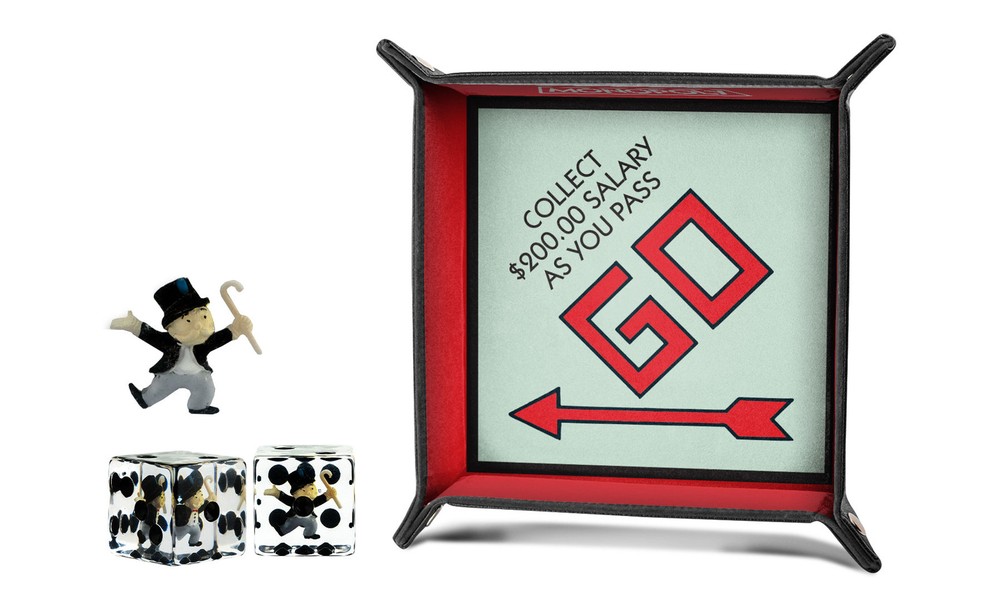 Mr. Monopoly Tray and Dice Set