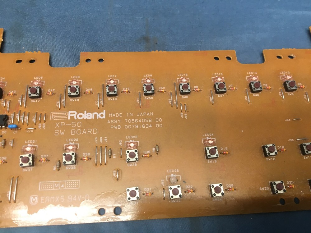 Roland Xp-50 SW Switch Panel Board