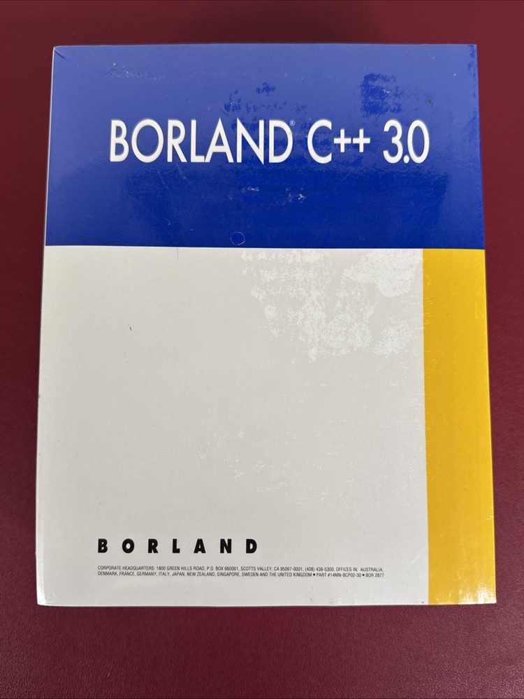 NEW lot 4 Borland C++ 3.0 User's Guides Programmer’s Library Reference Utilities