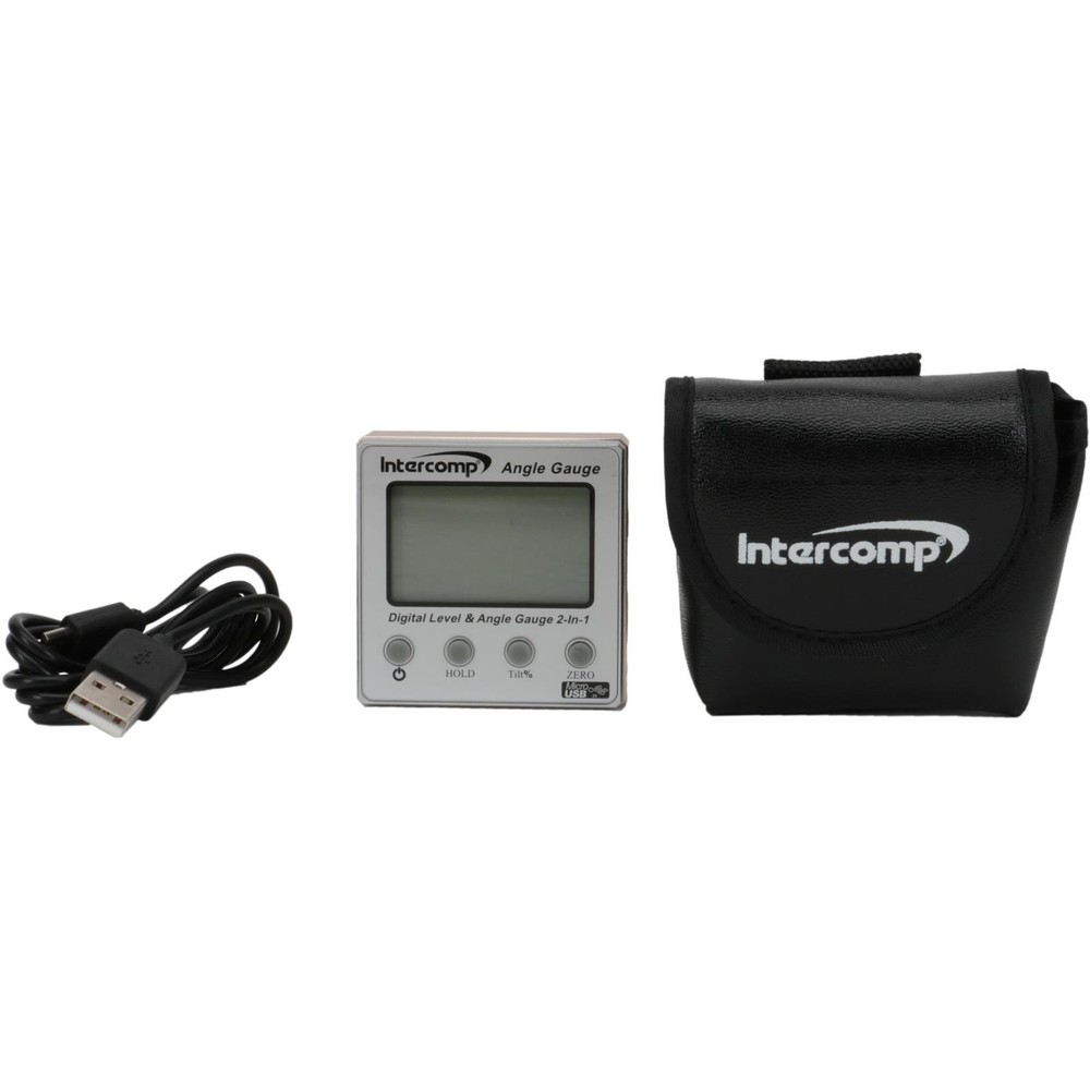 Intercomp 102144 New Digital Angle Finder Gauge w/ backlit Display
