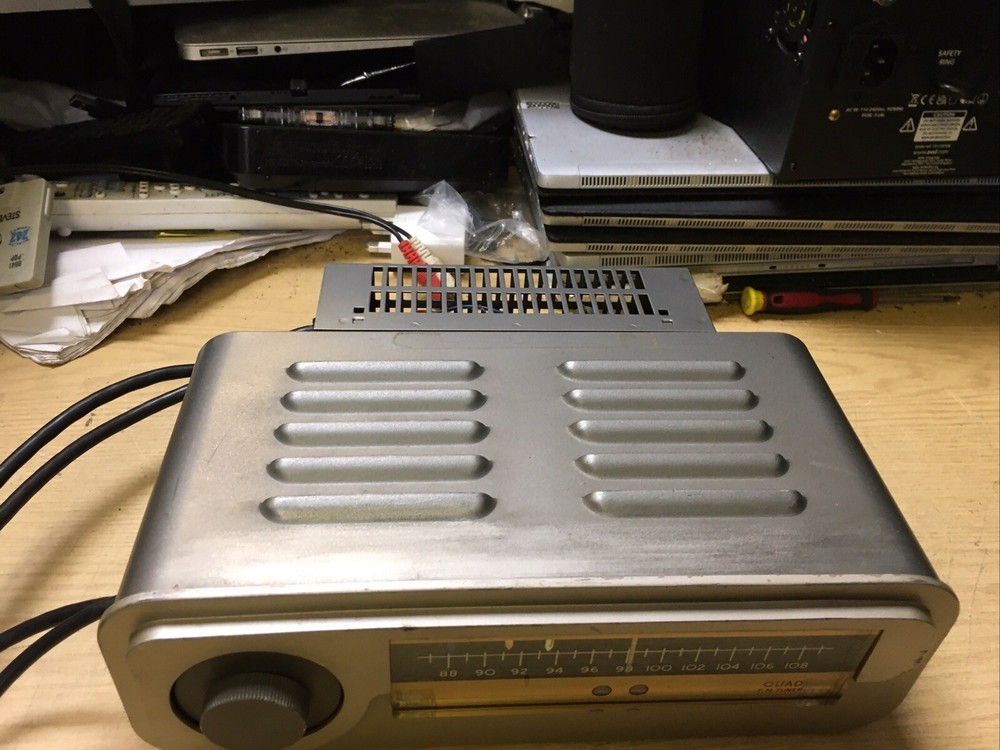 QUAD FM TUNER + MULTIPLEX DECODER - 100% UNTESTED - SPARES OR REPAIRS