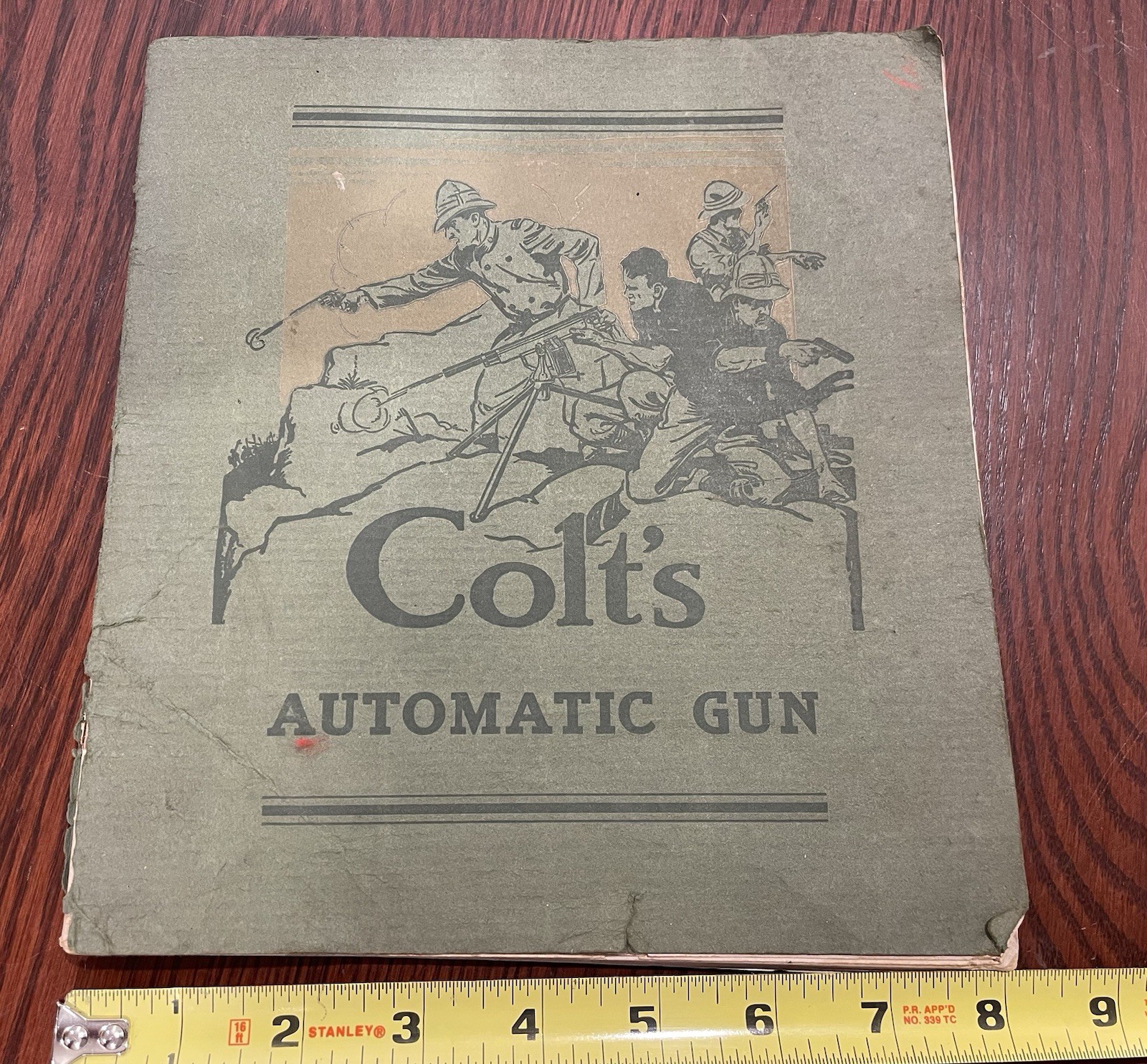 RARE~Antique~COLT’s AUTOMATIC (MACHINE) GUN MODEL 1914 MANUAL WW1~ORIGINAL!!