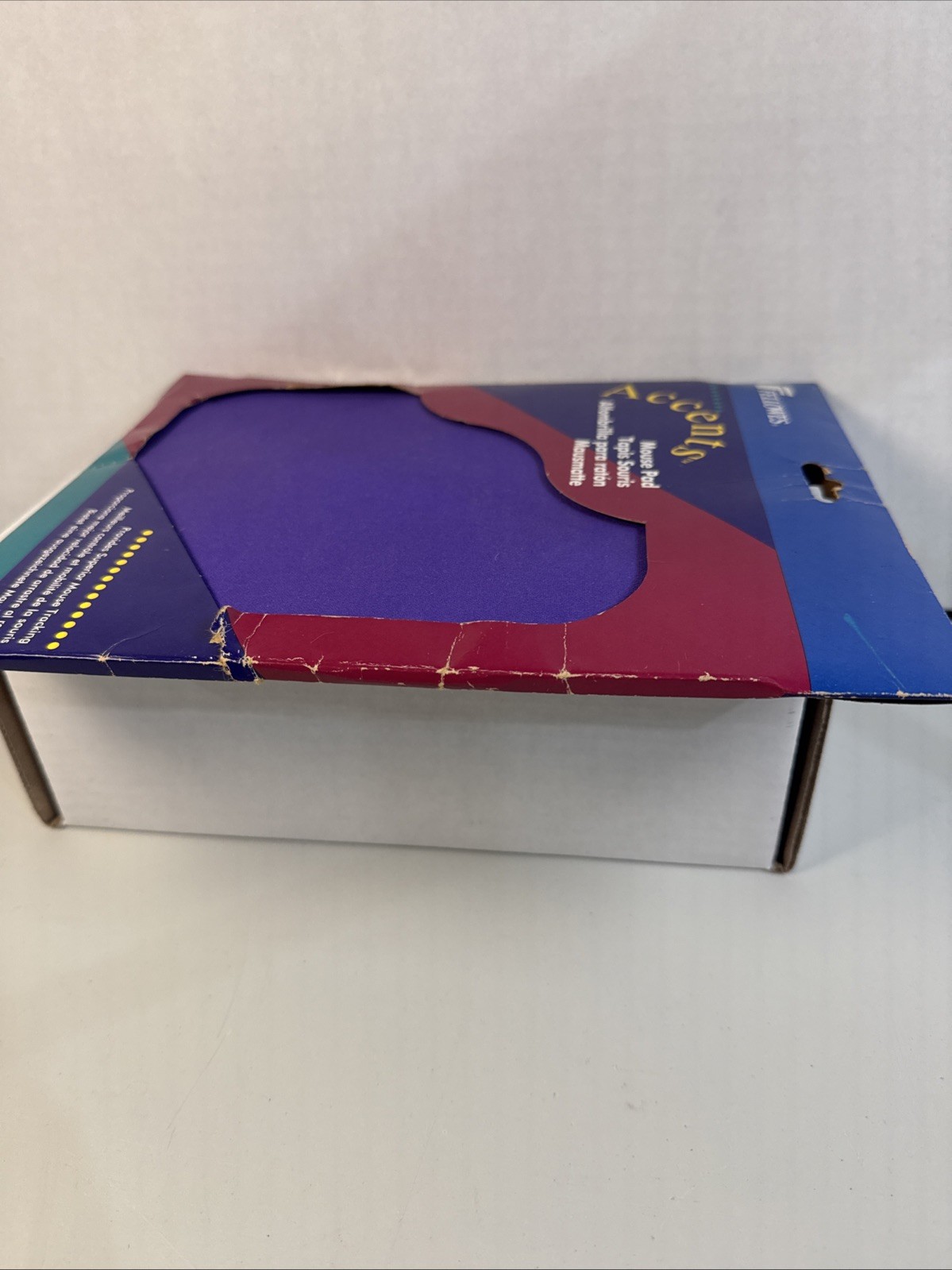 OG Vintage 1996 Fellowes USA Mouse Pad Trademark Accents Purple PreY2K New in Bo