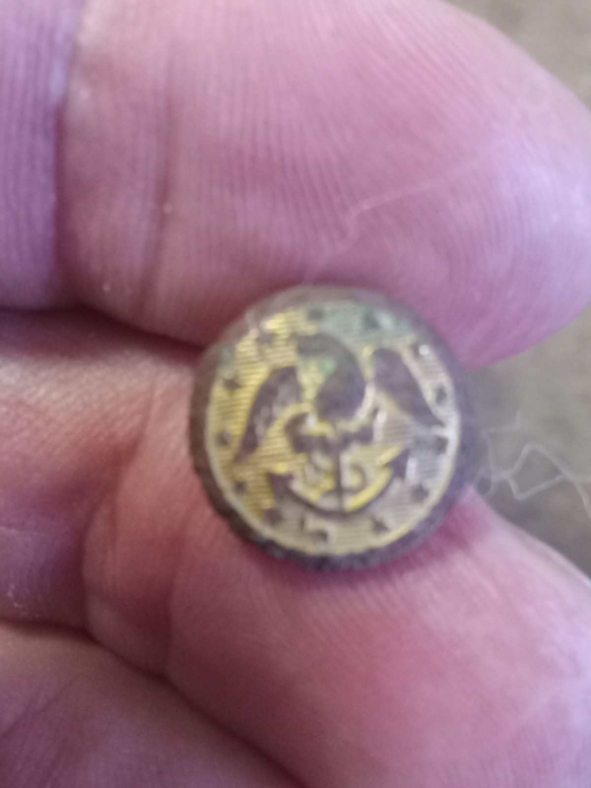 civil war dug naval cuff from Fredericksburg