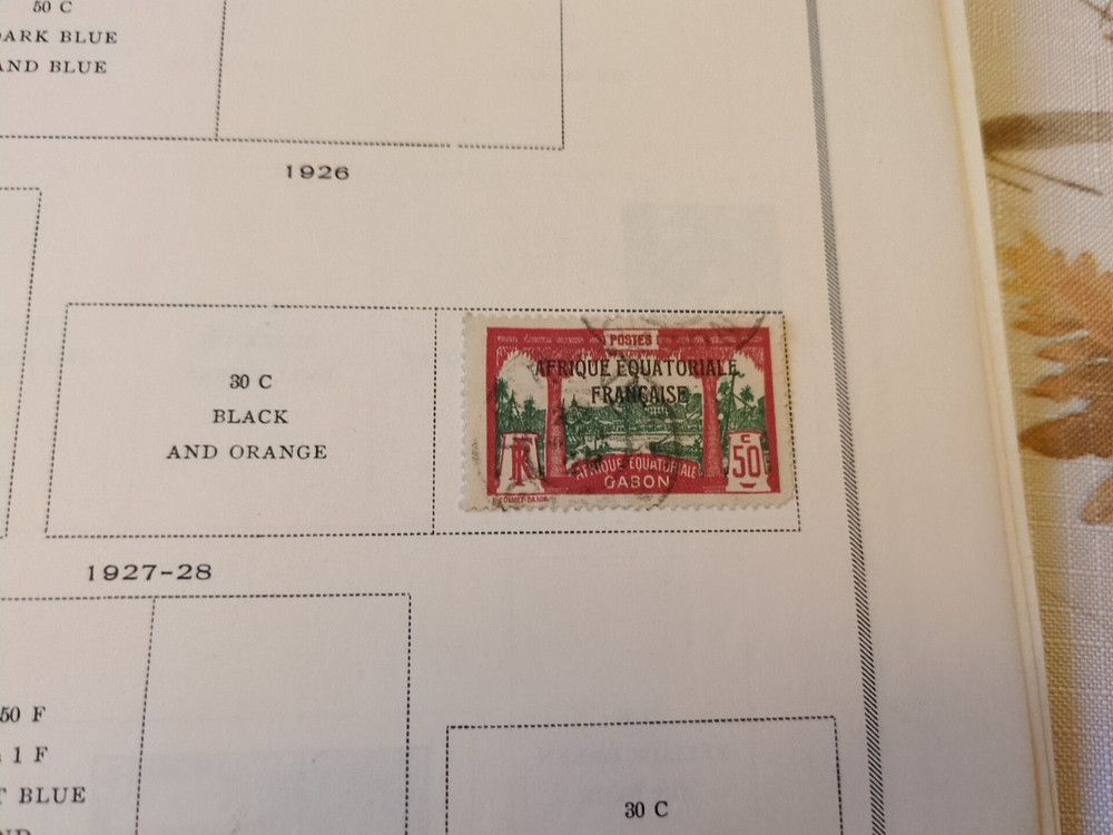 APC Z6412 scott internation pages french Gabon Sudan Polynesia s Antartic