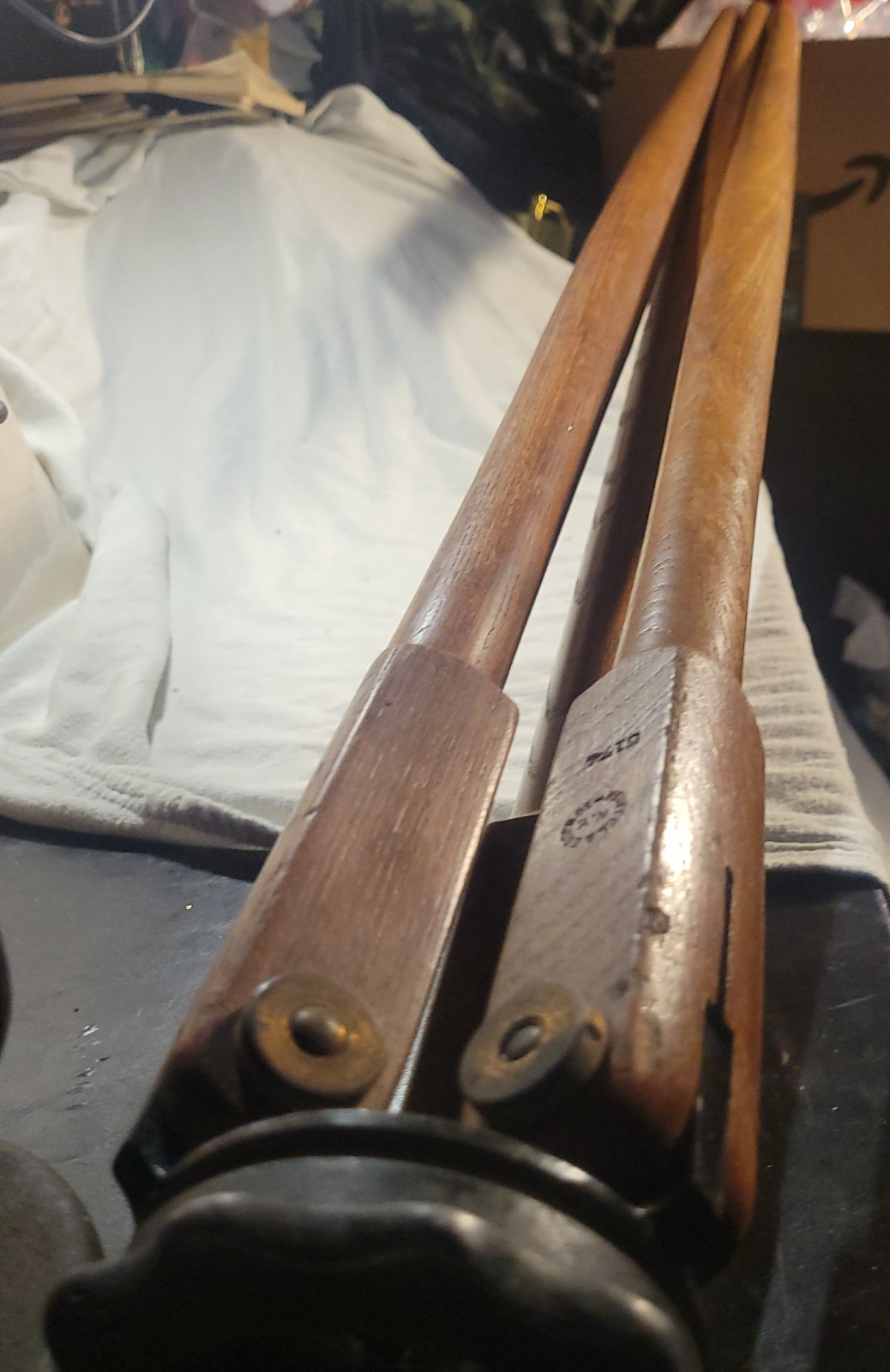 Nice vintage Keuffel & Esser 5174 58" Wood Tripod for transit.