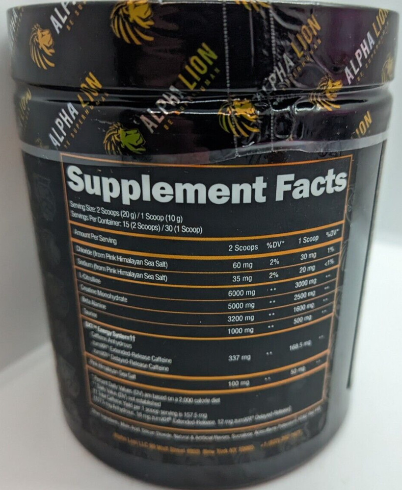 Core Pre Workout Powder Creatine for Performance, Beta Alanine 11/26