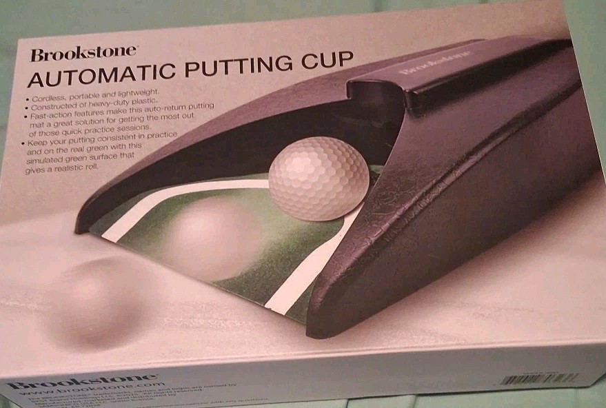 Brookstone Automatic Putting Cup - Brand New Sealed