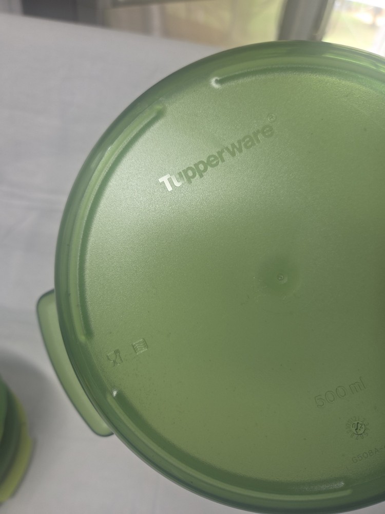 Tupperware Smart Steamer 4 Piece Set Green Microwave Steaming System