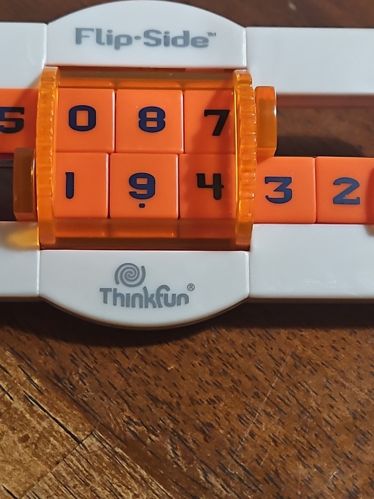 Flip Side Brain Teaser Challenge Game ThinkFun w/ Box Vintage Rare