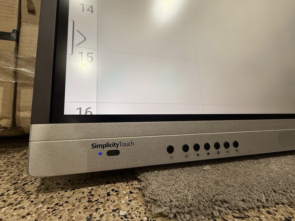 Recordex ST4-750U SimplicityTouch 4 75" 4K Interactive Flat Panel Display NOS