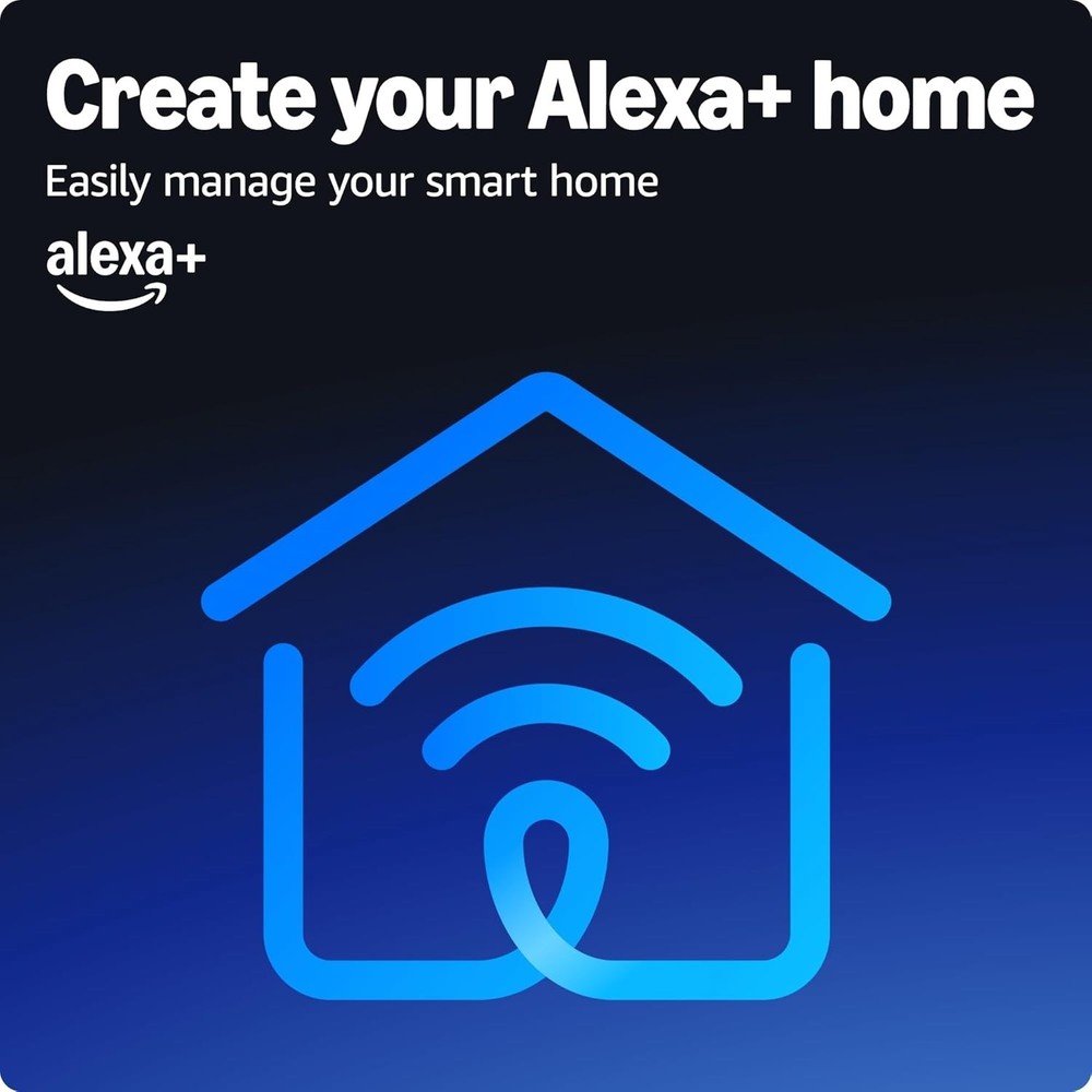 Multicolor smart lamp, Works with Alexa