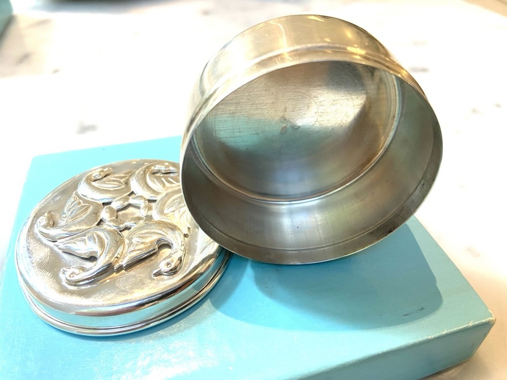 Tiffany&co Sterling Silver Box Pillbox
