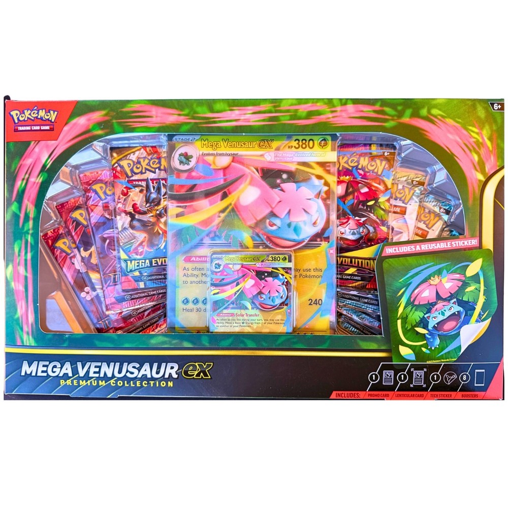 Pokémon TCG Mega Evolution - Mega Venusaur Ex Premium Collection Box