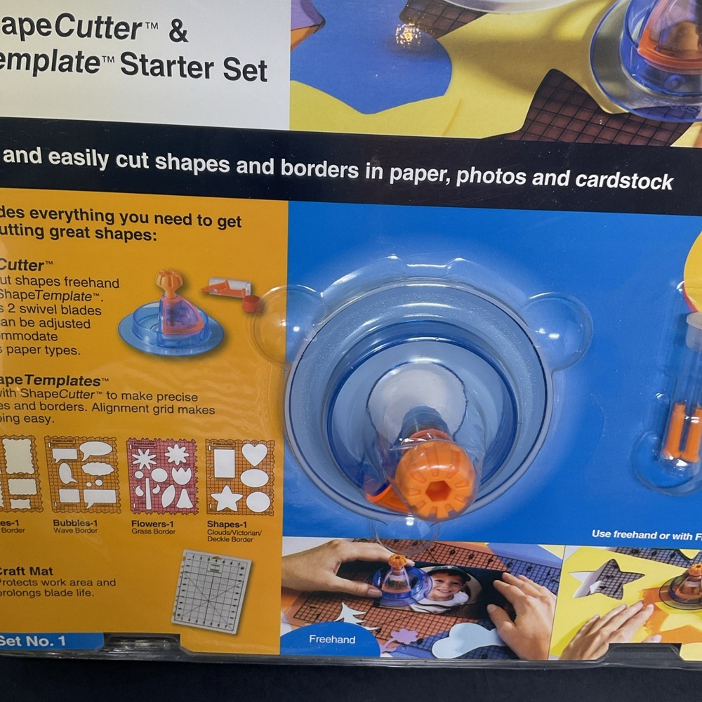 Fiskars ShapeCutter And Shape Template Starter Set scrapbooking paper cutter
