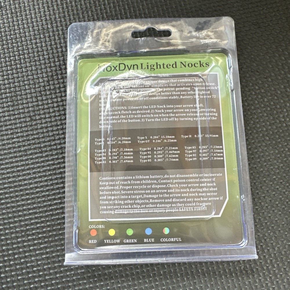 NoxDyn Lighted Nocks. B3