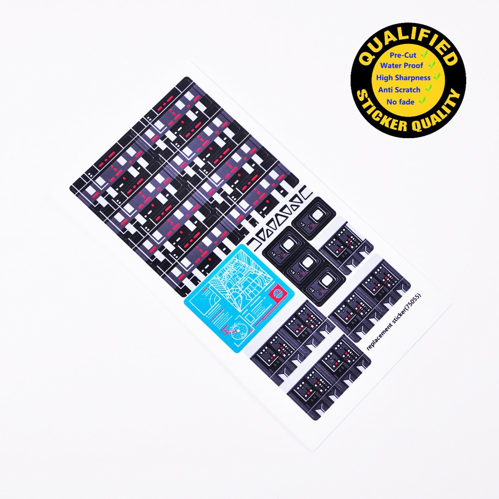 Replacement sticker for set 75055 Precut not transparent sticker