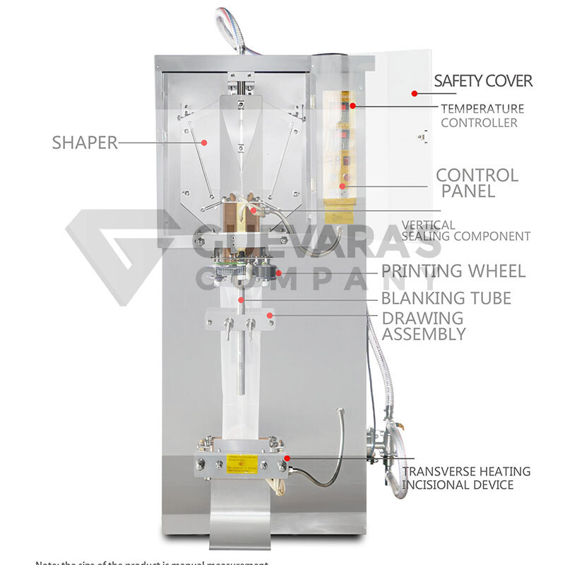 50-500ml Automatic Liquid Packaging Machine Water Milk Sachet Packaging Machine