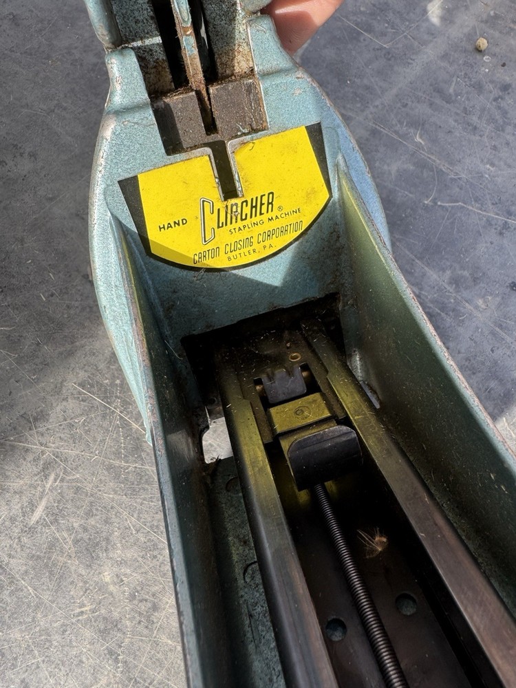Vintage Clincher hand stapler system