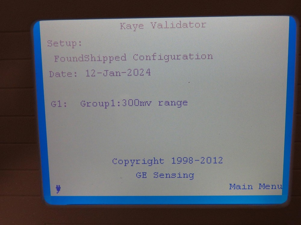 GE KAYE VALIDATOR X2000 U w/ 3 SIM - SENSOR INPUT MODULES 3.62 Firmware 2024 CAL