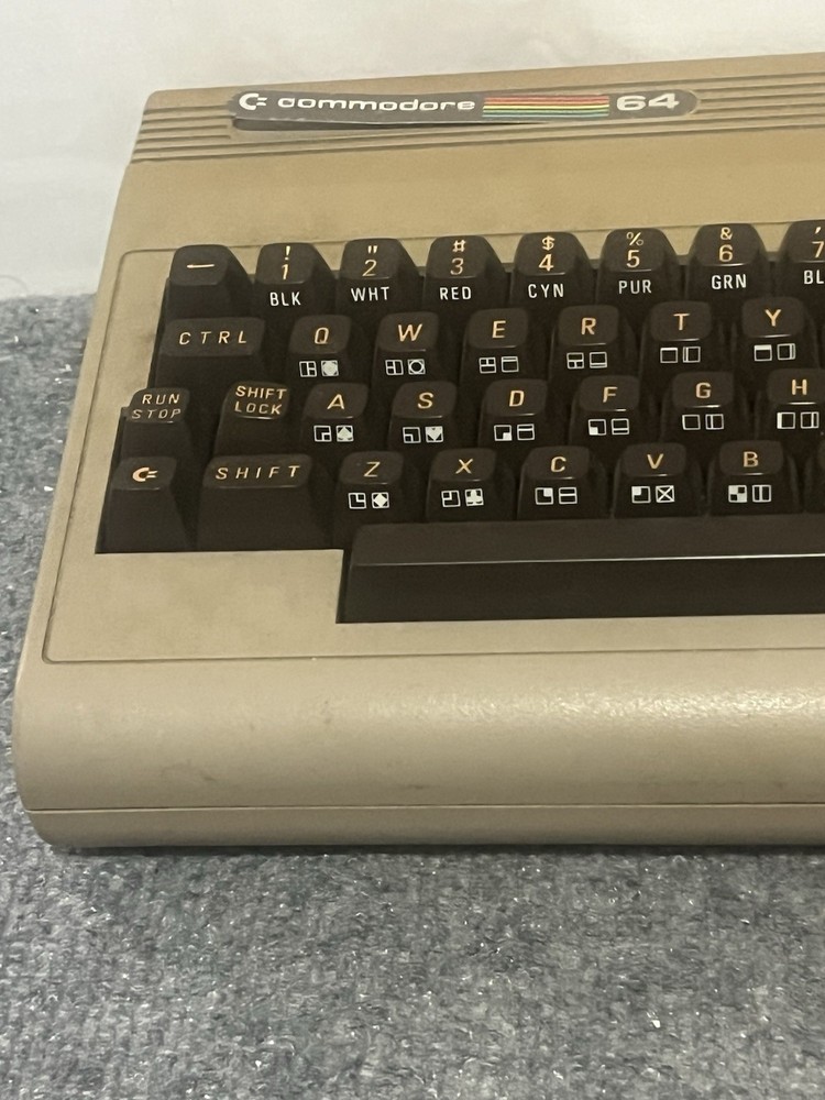 Vintage Commodore 64 With Power Supply Untested
