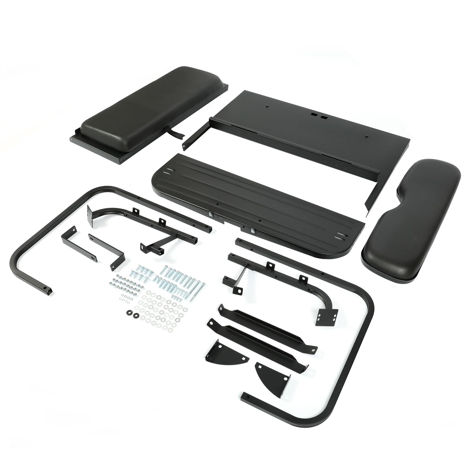 For 07-16 Yamaha Drive G29 Golf Cart Flip Folding Rear Back Seat Kit