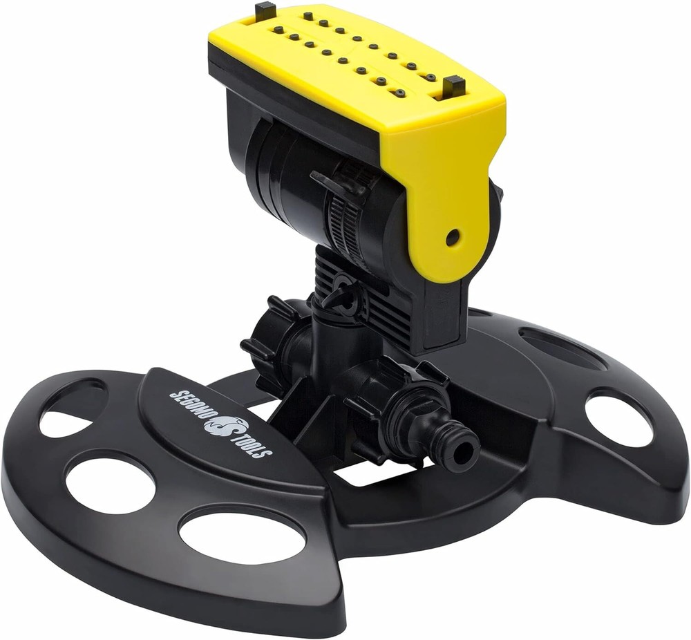 Segomo Tools Automatic Turbo Oscillating Sprinkler, SPR01, No Adapter