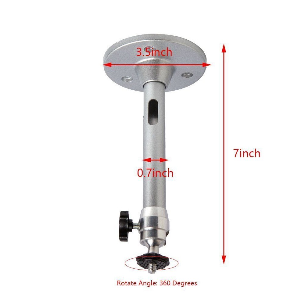 Universal 18cm/22cm LCD DLP Mini Projector Ceiling Wall Mount Bracket Aluminium