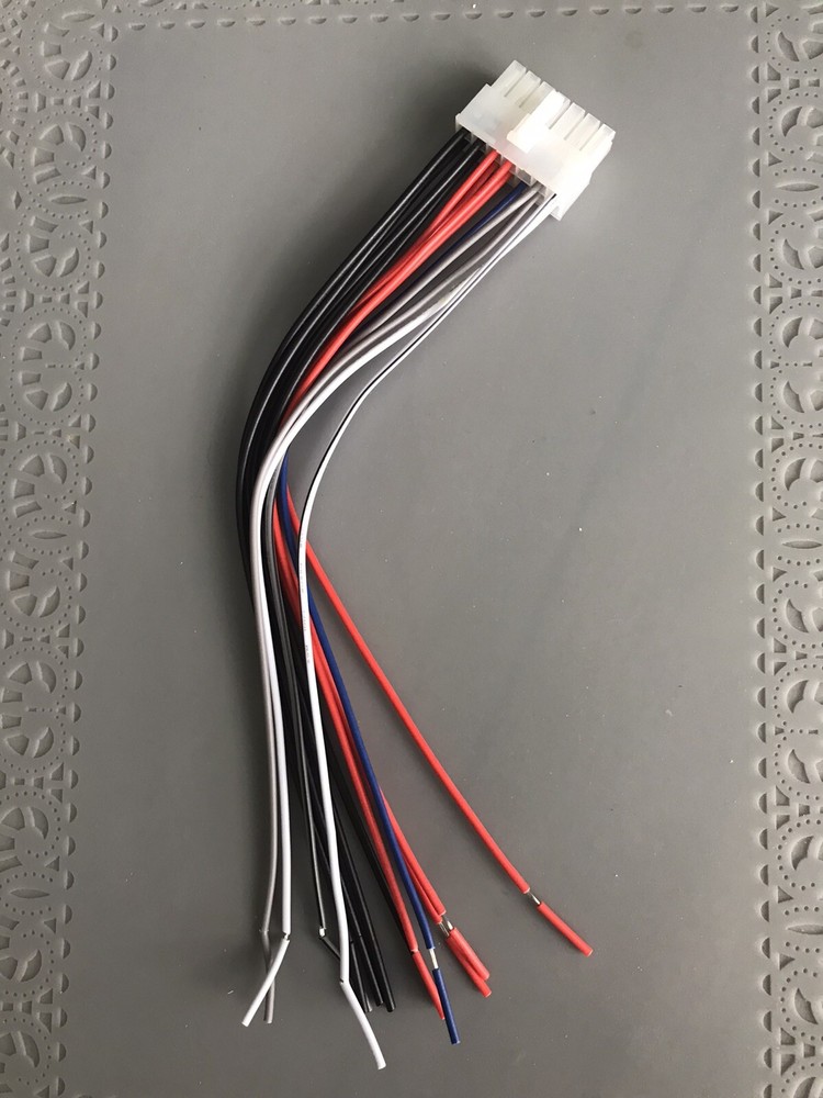 Alpine 14 Pin Speaker Input Harness for PWE-S8 Audio Subwoofer Active Amplifier