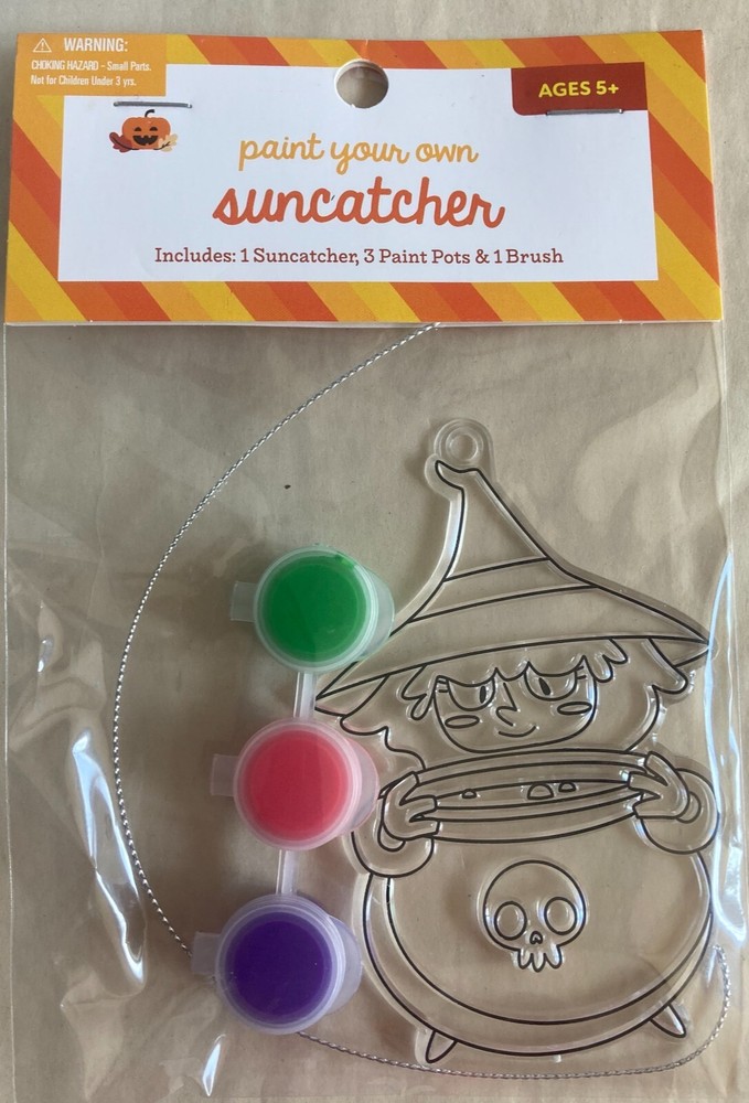 Paint Your Own Suncatcher Witch