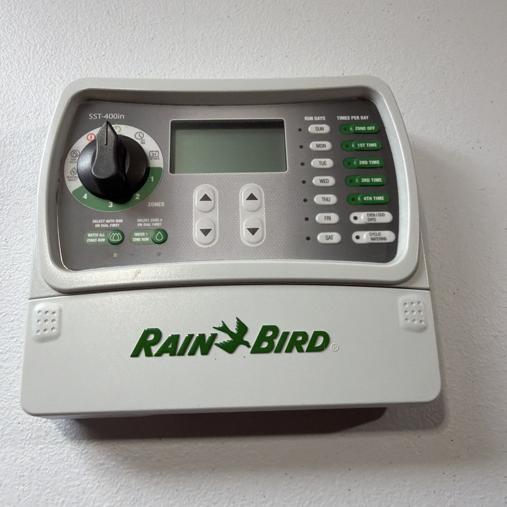 Rain Bird SST400IN 4-Station Indoor Controller SST Irrigation Timer Simple Set
