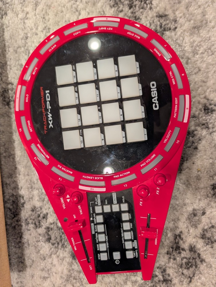 Casio XW-PD1 Trackformer Groove Center Sampler Sequencer DJ Controller Tested