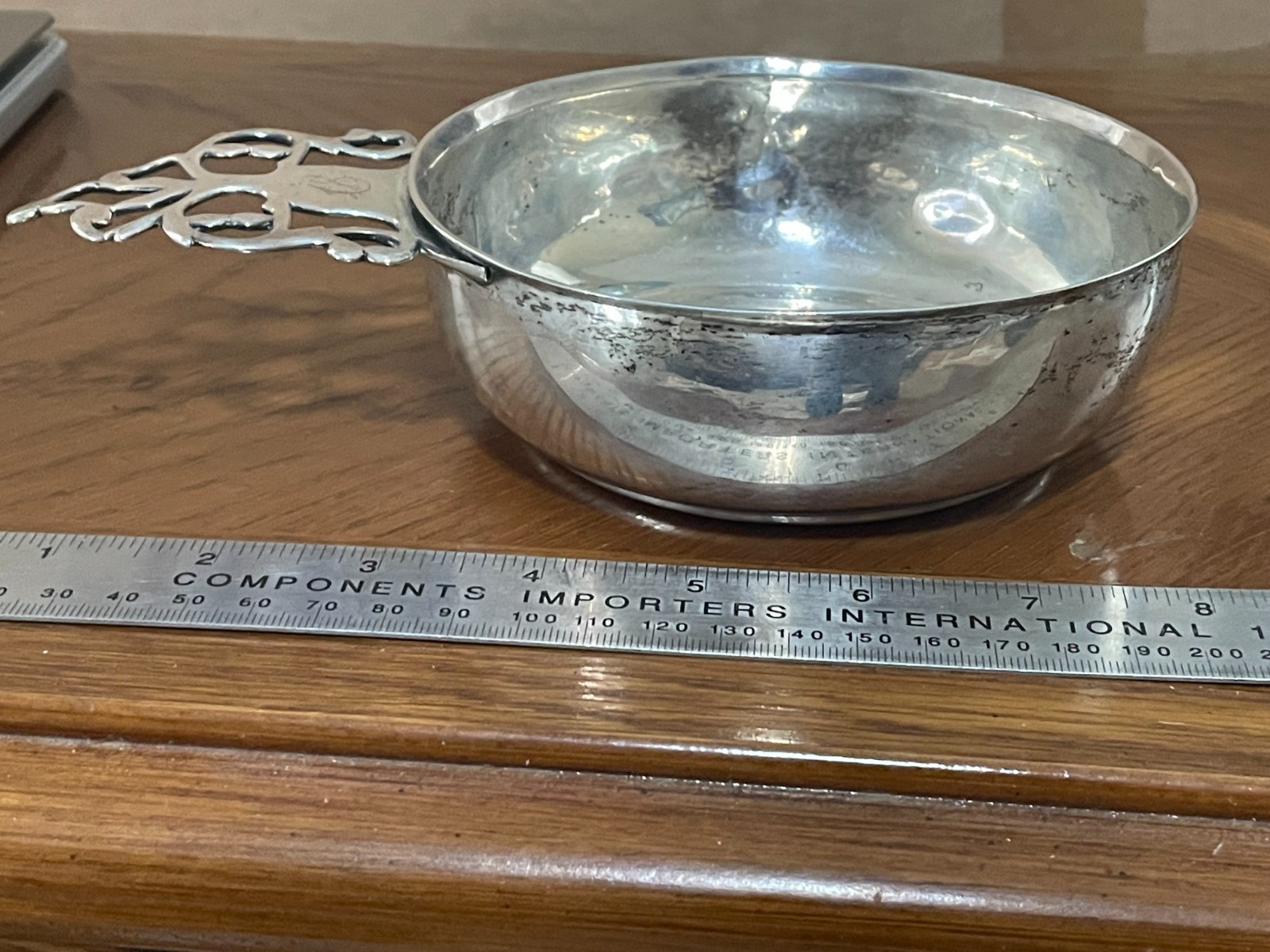 PORRINGER COIN SILVER American 203 g