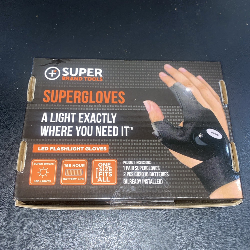 Multi Function Induction Headlamp W689-3 LED, Supergloves LED light-New In Box
