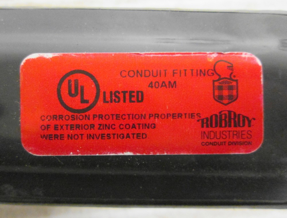 RobRoy 40AM PVC Coated Conduit Fitting 1/2"