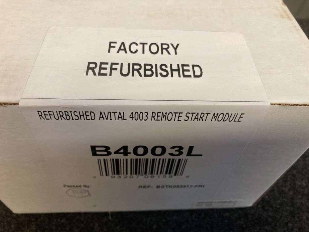Avital 4003L Remote Start Module Refurbished - uses your existing Remotes