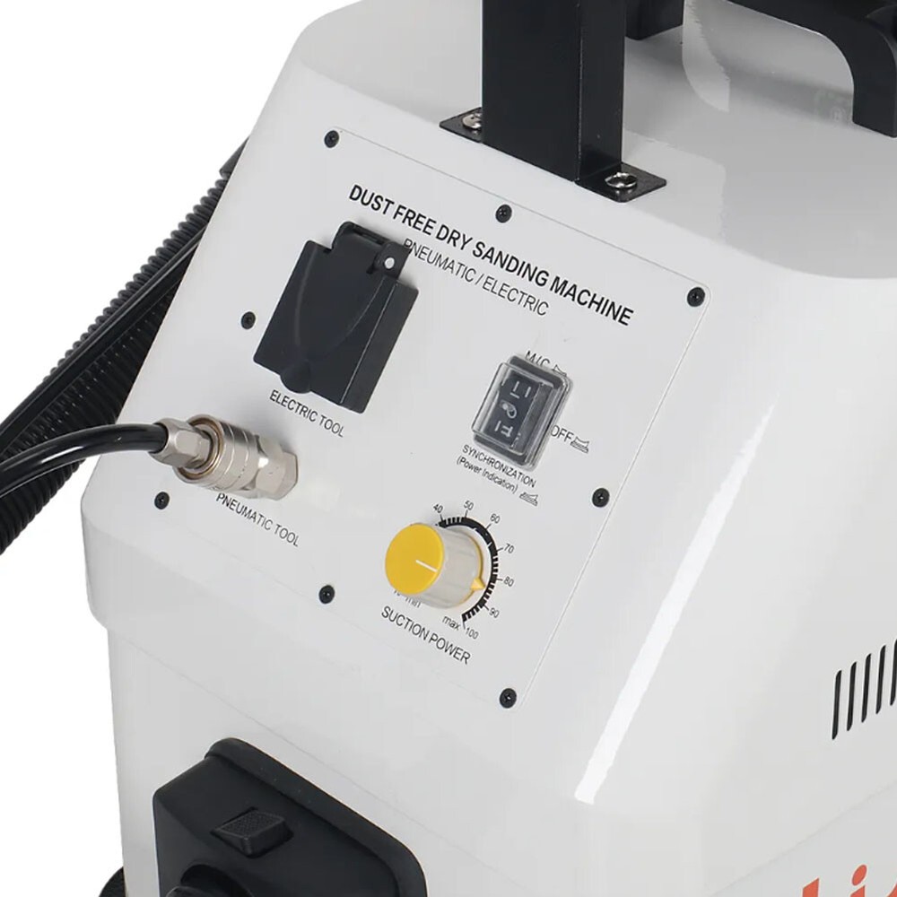 110V eccentric random orbit sander pneumatic air vacuum cleaner sanding machine