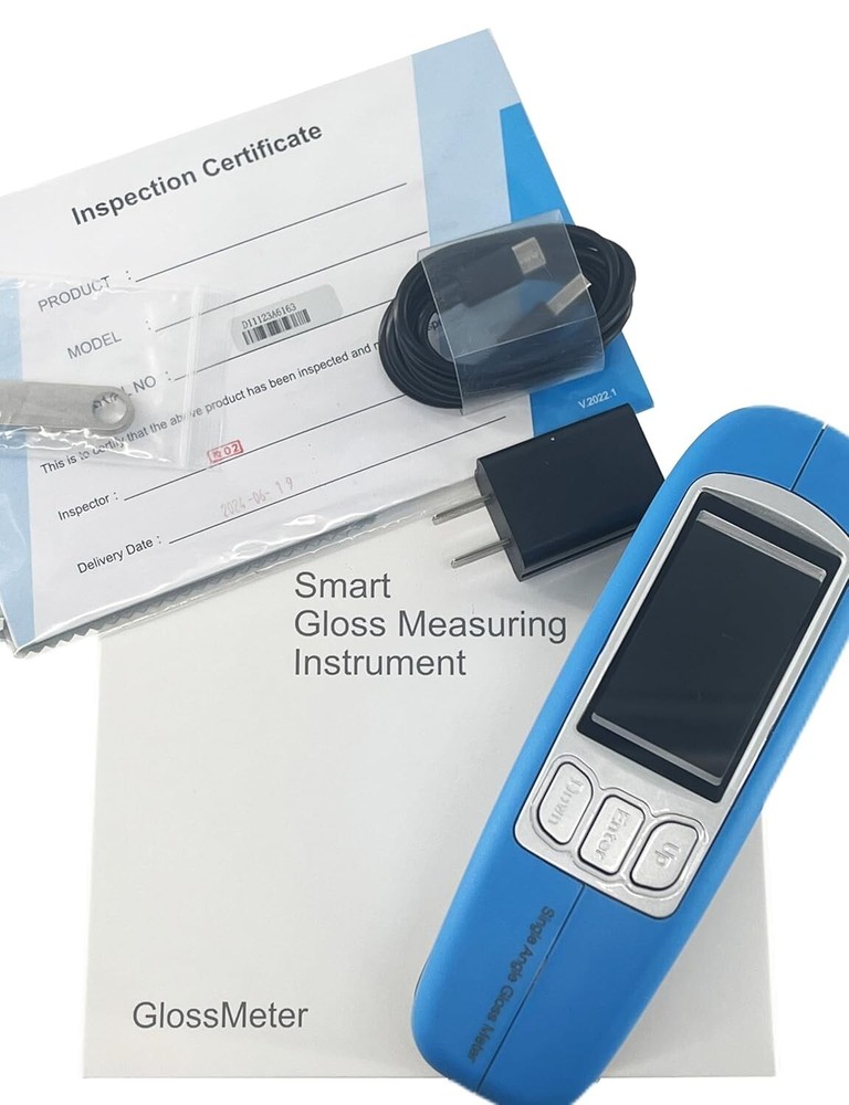 Glossmeter 60° Gloss Meter with Range 0 to 1000GU Data Storage Function