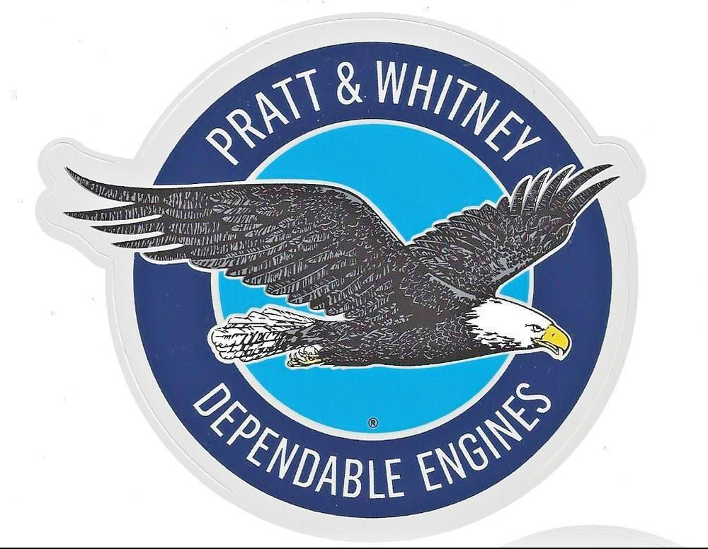 Pratt and Whitney Dependable Engines Stickers New Style