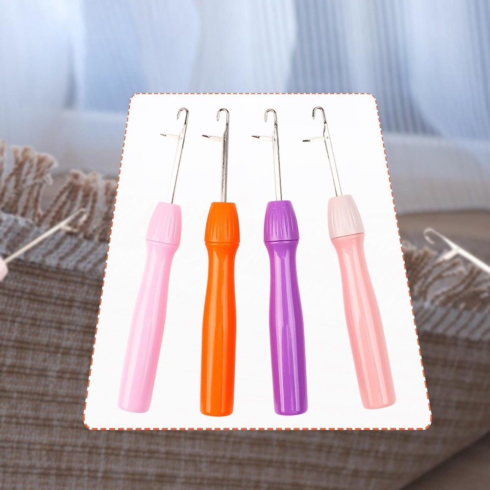 4x Latch Hooks Art Crafts Convenient Knitting Projects for Carpet Making