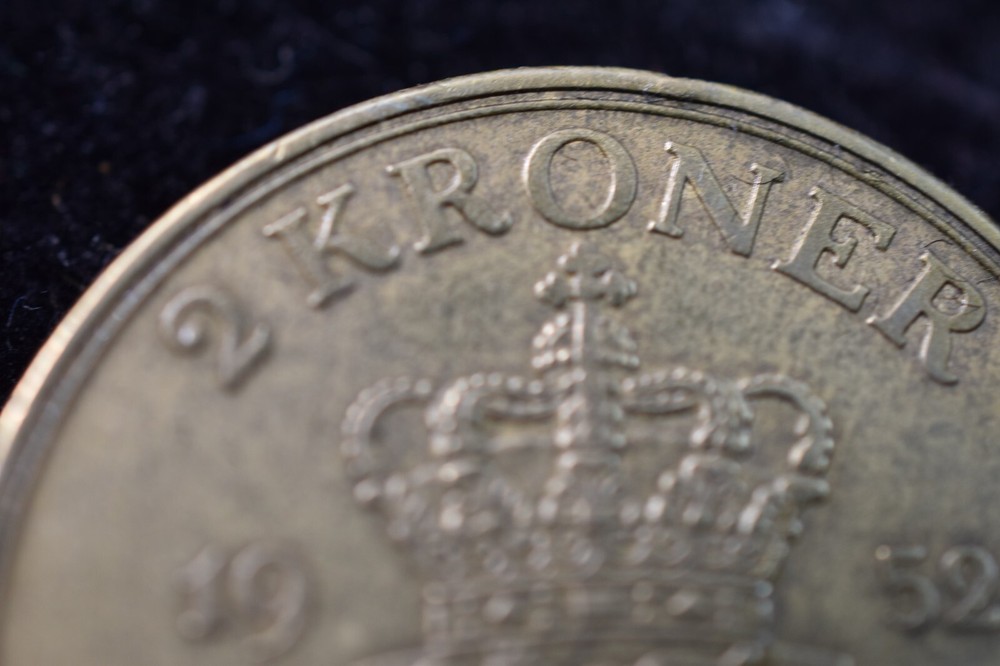 DENMARK 1952 2 KRONER