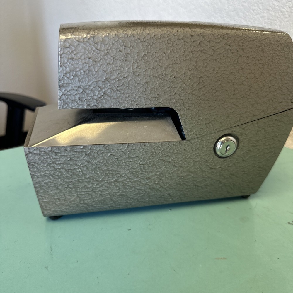 Rapidprint ARL-E Automatic Time/Date Stamp LED Clock Display-NO KEY UNTESED