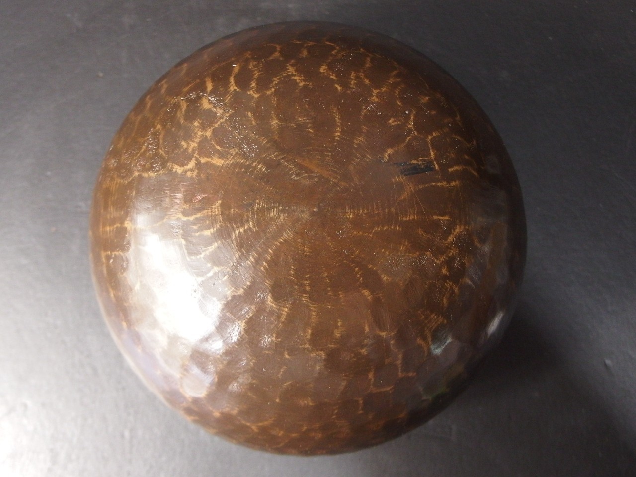 or2631 JAPANESE BUDDHIST SINGING BOWL ORIN GONG 7.1 inch / 18 cm Wide VINTAGE