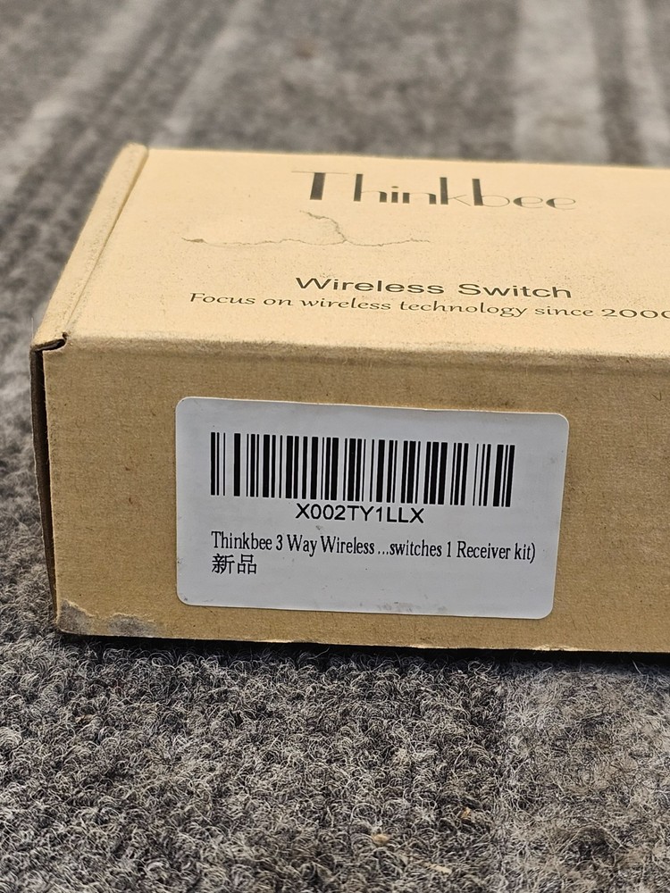 Thinkbee 3 Way Wireless Switch and Receiver, Dual Remote Control
