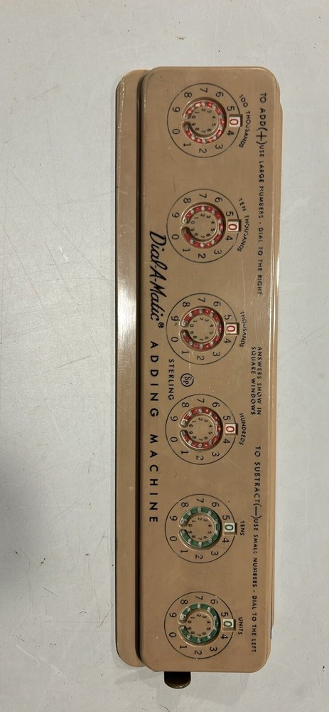 Dial-a-matic Adding Machine