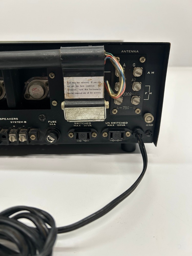 Vtg Sansui Model 2000 Solid State Stereo Tuner Amplifier No Power As Is